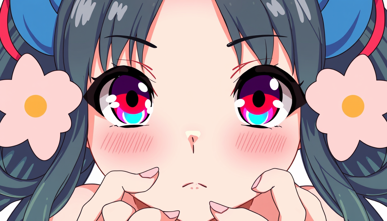 Anime idea: anime style, vibrant colors, expressive eyes, • Aparência física: São aranhas de pequeno a médio porte (geralmente com menos de 8 mm a 1 cm de corpo),