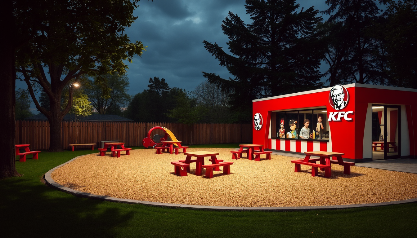 Main art studio: kfc playground