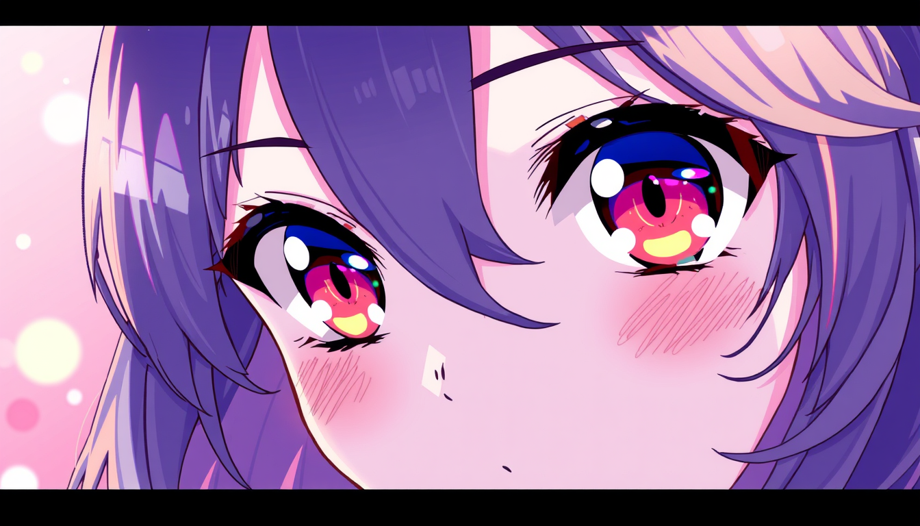 Anime idea: anime style, vibrant colors, expressive eyes, في بغداد , detailed anime illustration