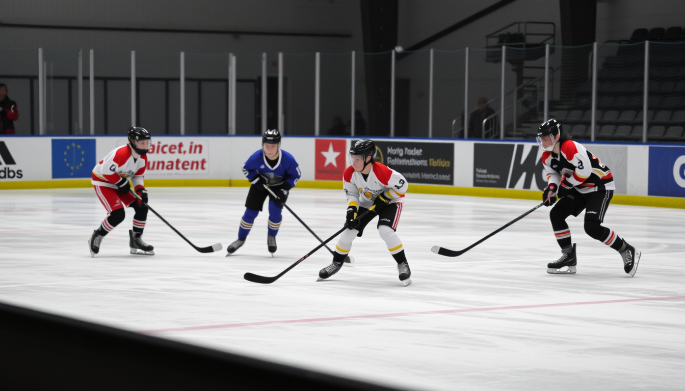 Main art studio: Skaterhockey Jugend 1 Anzeigetafel Bild, 9* 0 Verloren