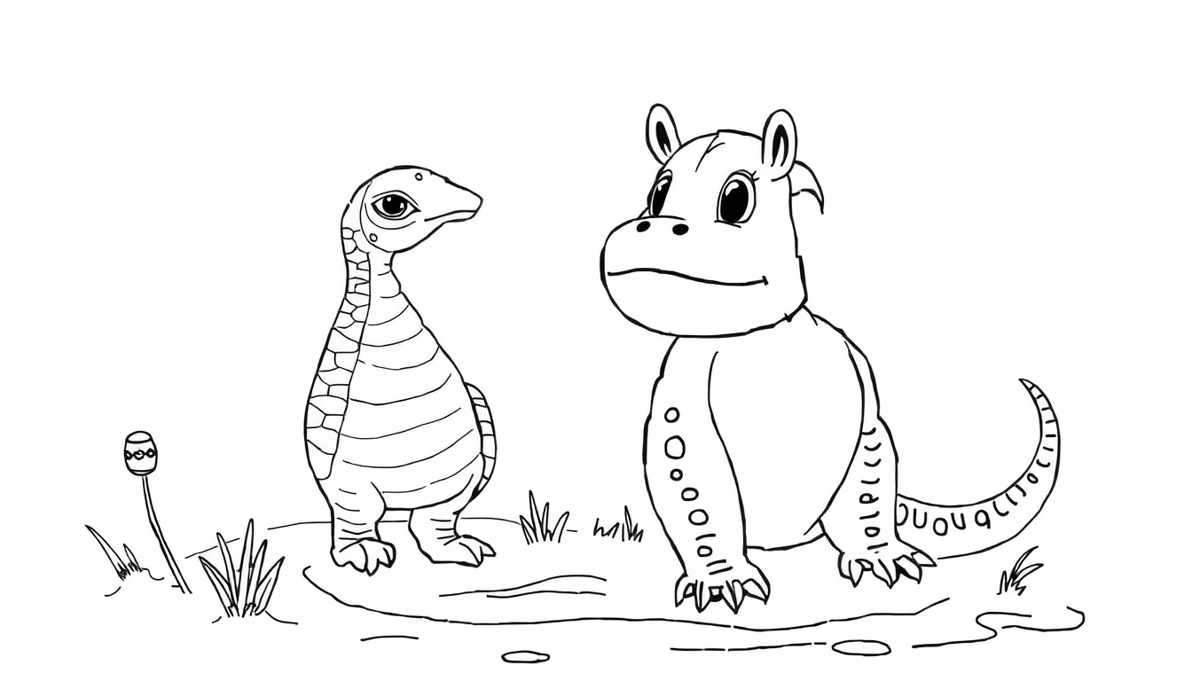 Main art studio: Créer des illustrations distinctes pour un livre de coloriage destiné aux enfants de 4 à 7 ans. Thème : Écosse, macareux moines. Contours noirs épais