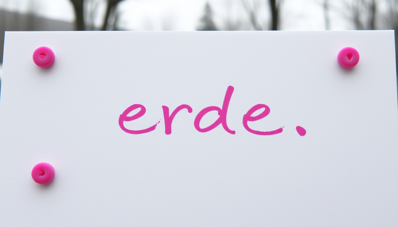 Main art studio: schritzug: " erde" dahiner un karte ohne kranz, in lila, lila man!!!, pink, schrift einfügen "tata"