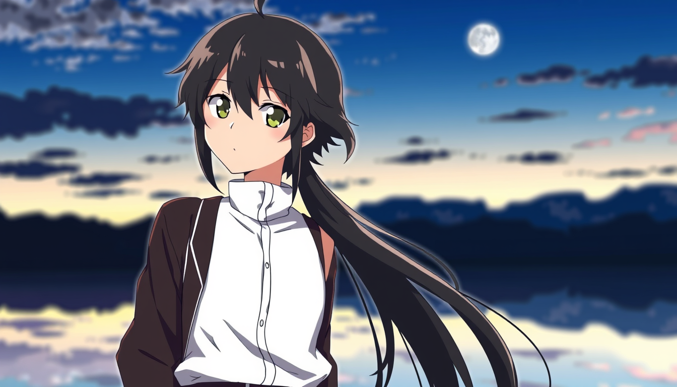 Anime Characters idea: an anime character with a legible silhouette, controlled costume language, and expressive face, deliberate composition, Buatkan aku anime dewasa berda