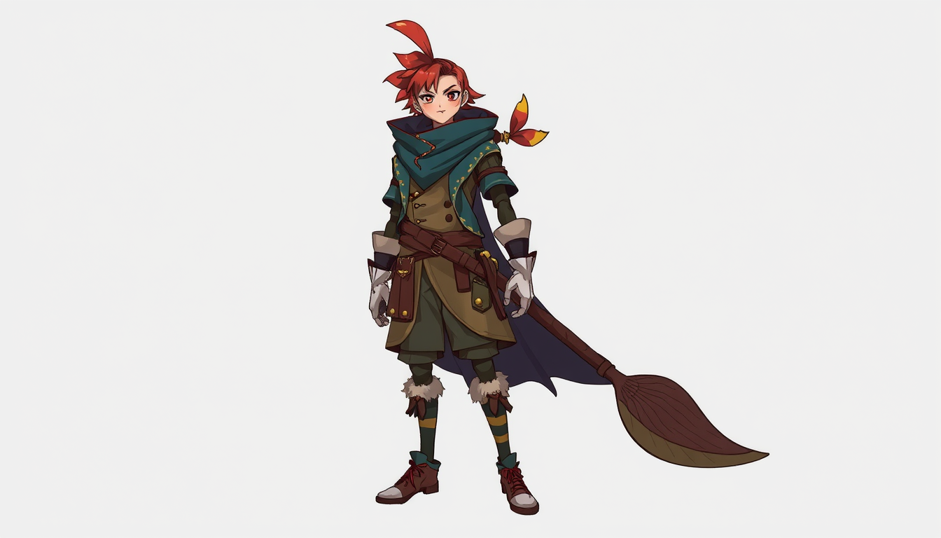 Characters idea: original character design, detailed outfit and accessories, expressive personality, un personnage mi poisson mi humain , character concept art illustr