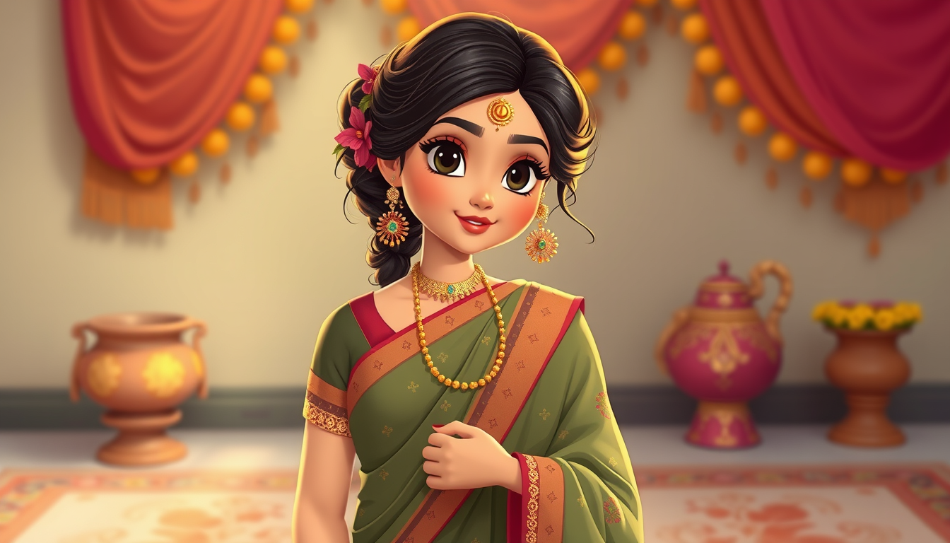 Main art studio: Ek sundar si aurat rang doodh ki tarah gora ho usne gulabi colour ki saree pehni ho aur jo saree pehni ho wah low hip pehni ho uske nabhi puri khuli h