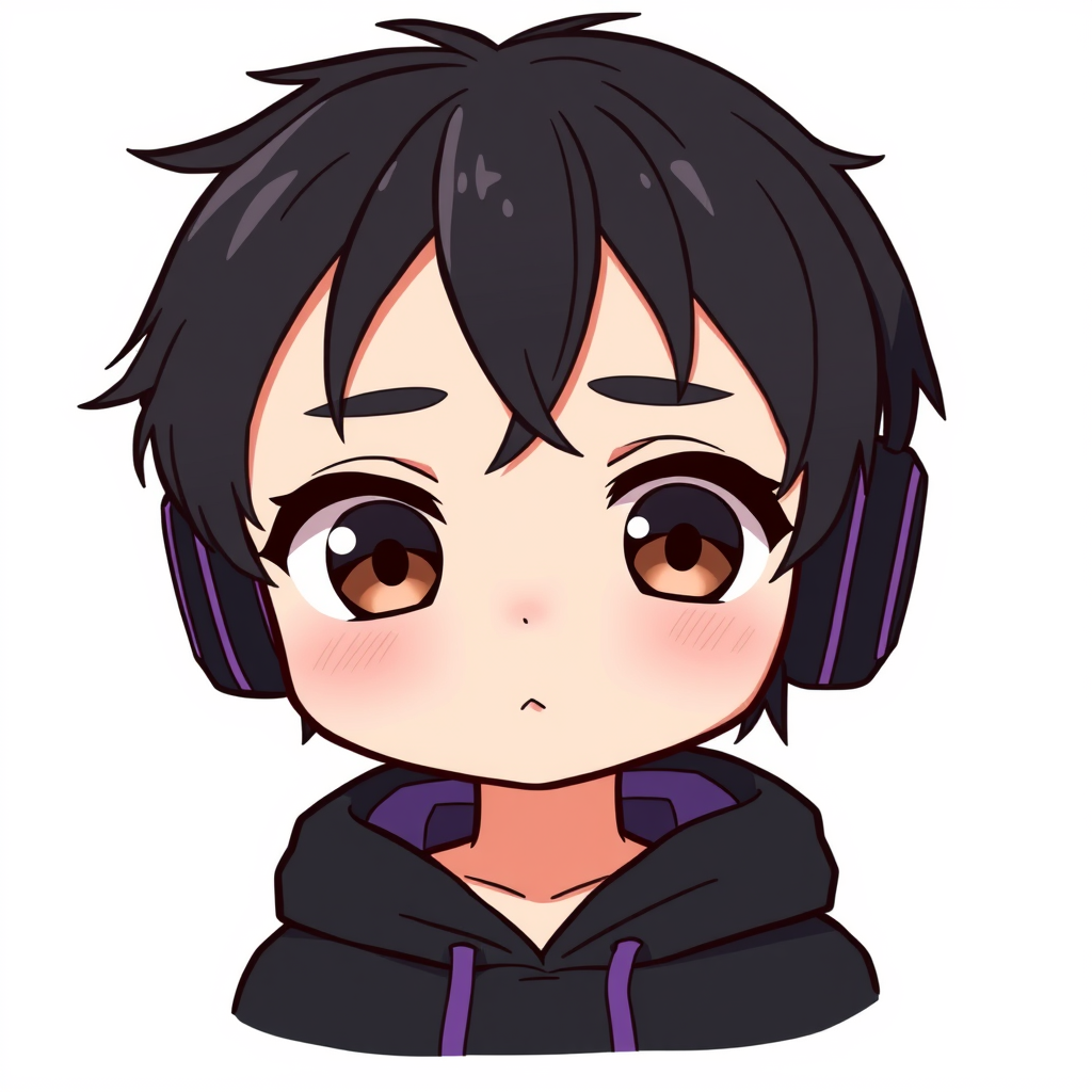 VTuber Avatar idea created from the prompt: vtuber avatar, anime style bust, expressive eyes, streaming overlay ready, Use my uploaded photo as a face reference. Cute anime chibi versi