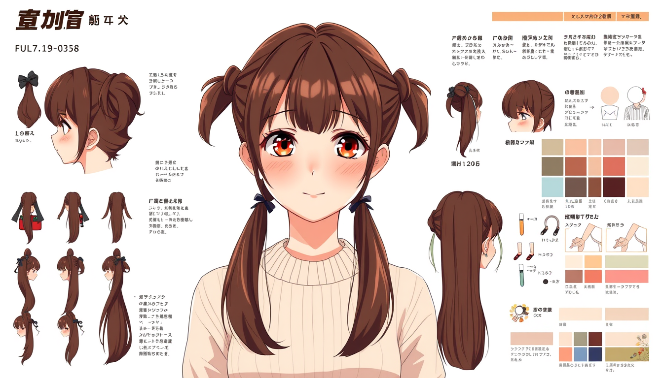 Character Sheet idea created from the prompt: a visual character reference sheet with a dominant full-body view, controlled details, palette swatches, and supporting expressions or acces
