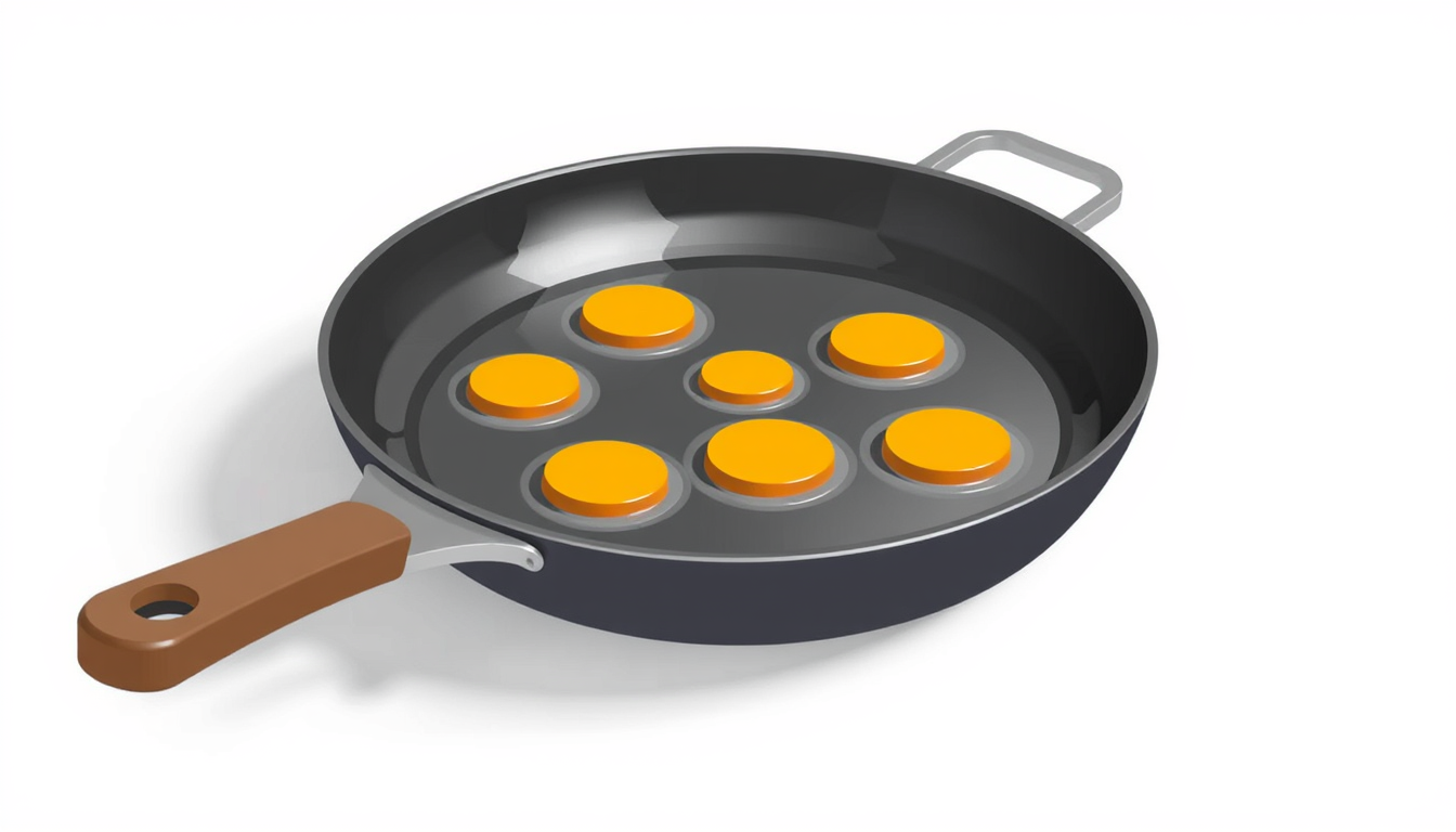 Main art studio: frying pan low poly