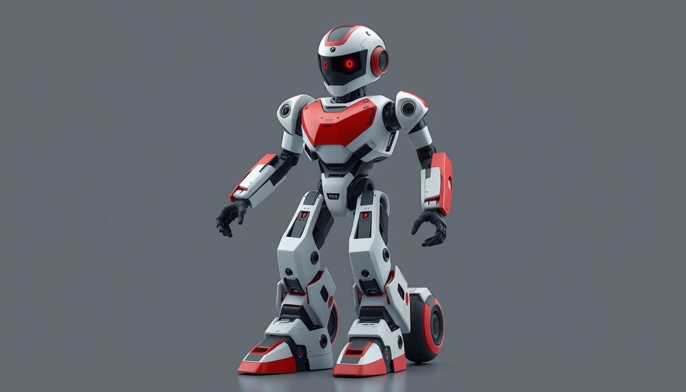 Main art studio: tạo cho tôi một robot tương lai có tất cả vũ khí công nghệ cao nhất mà con người có thể nghĩ nói thẳng ra là một con robot mạnh nhất mà con người có t