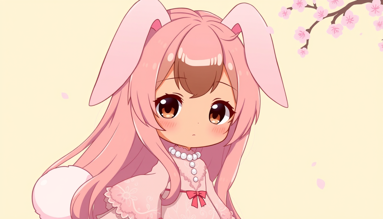 Anime Characters idea: an anime character with a legible silhouette, controlled costume language, and expressive face, deliberate composition, Eirune, cute chibi anime Lunév