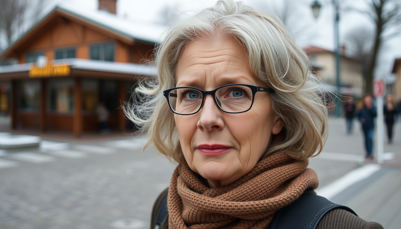 Main art studio: Eine Frau