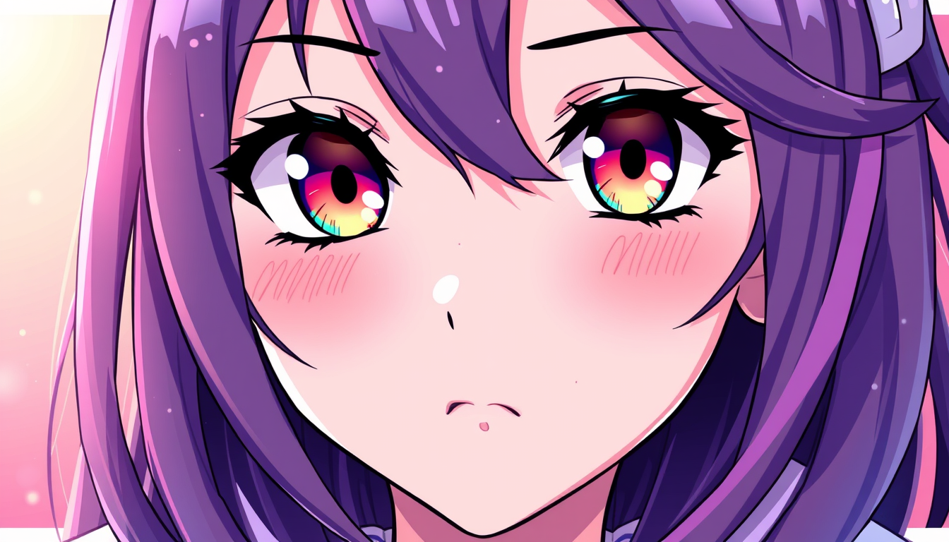 Anime idea: anime style, vibrant colors, expressive eyes, vtuber avatar, anime style, expressive eyes, soft rim light , detailed anime illustration