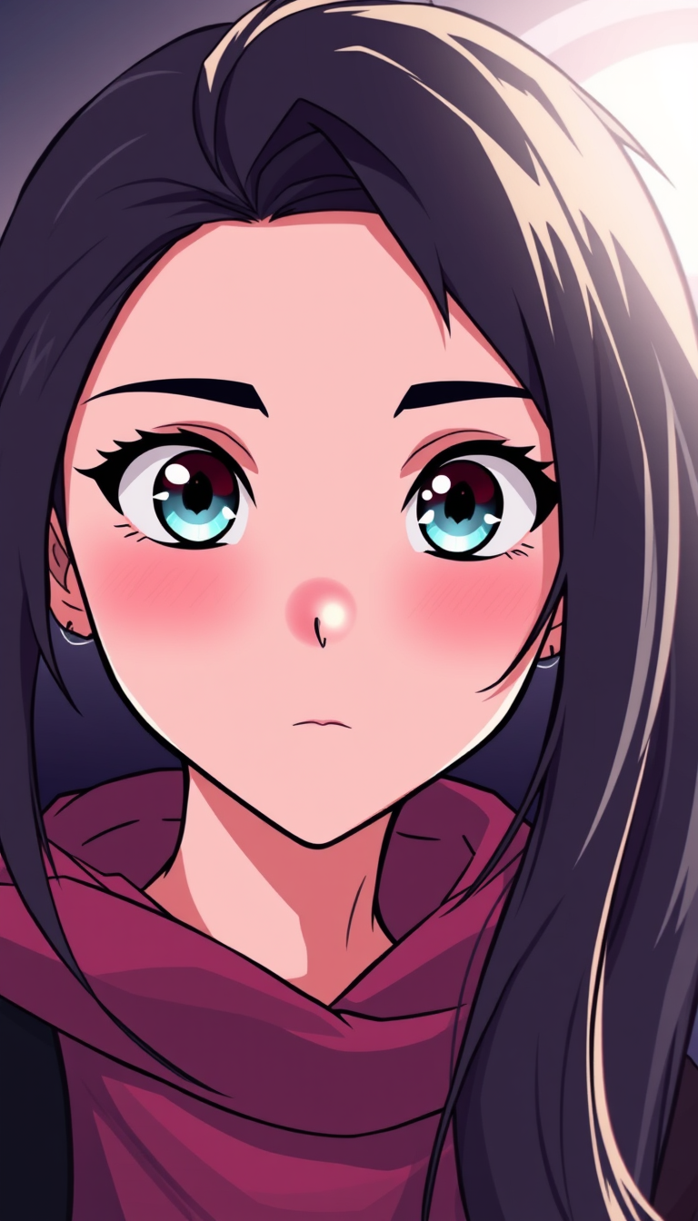 Main art studio: vtuber avatar, anime style, expressive eyes, soft rim light