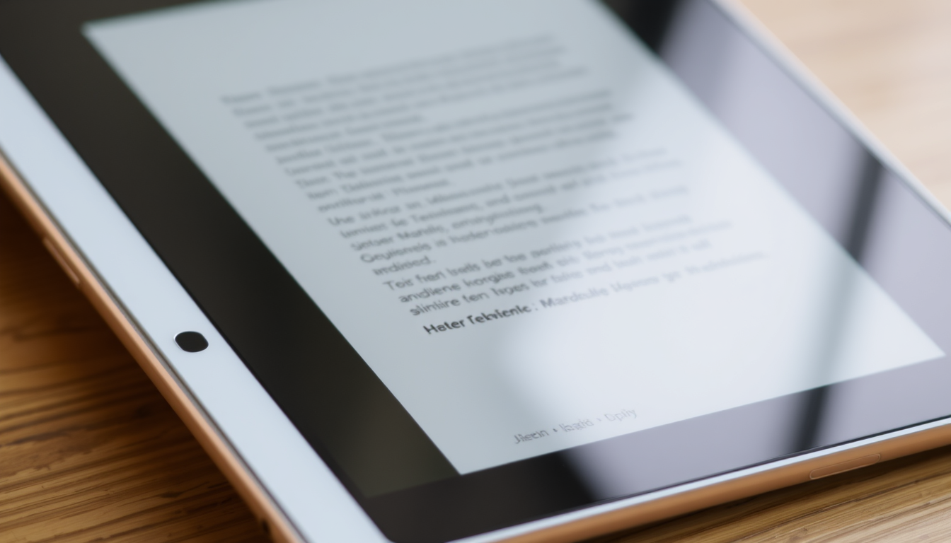 Main art studio: Ein Tablet