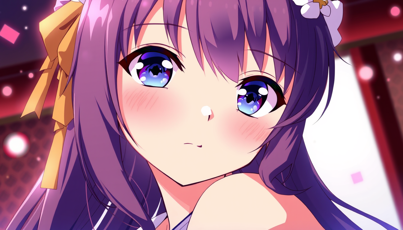 Anime idea: anime style, vibrant colors, expressive eyes, Mirei tennoji , detailed anime illustration