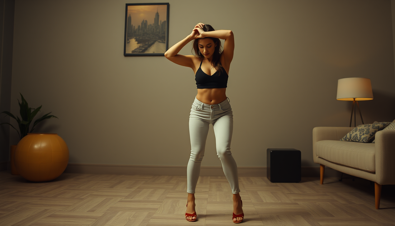 Main art studio: Make a woman and pour down her pants and stand, and then twerk Make a video