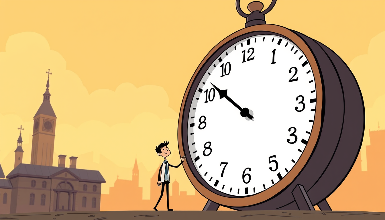 AI Art prompt example created from the prompt: 2D stickman cartoon, warm cinematic colors, thick black outlines, expressive character, simple detailed background, clean hand-drawn animati