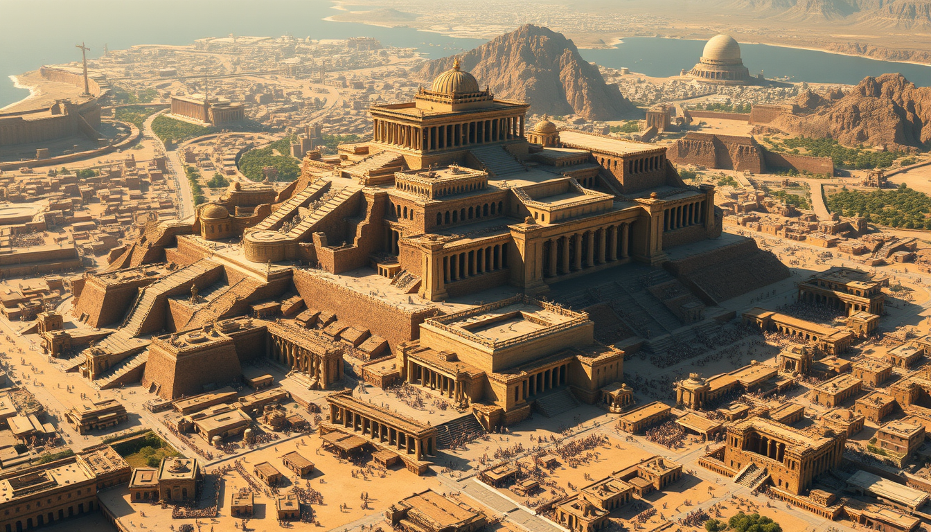 Main art studio: Create an absolutely breathtaking, monumental, ultra-grand cinematic depiction of LEGENDARY TROY, the greatest and most magnificent city of the ancien