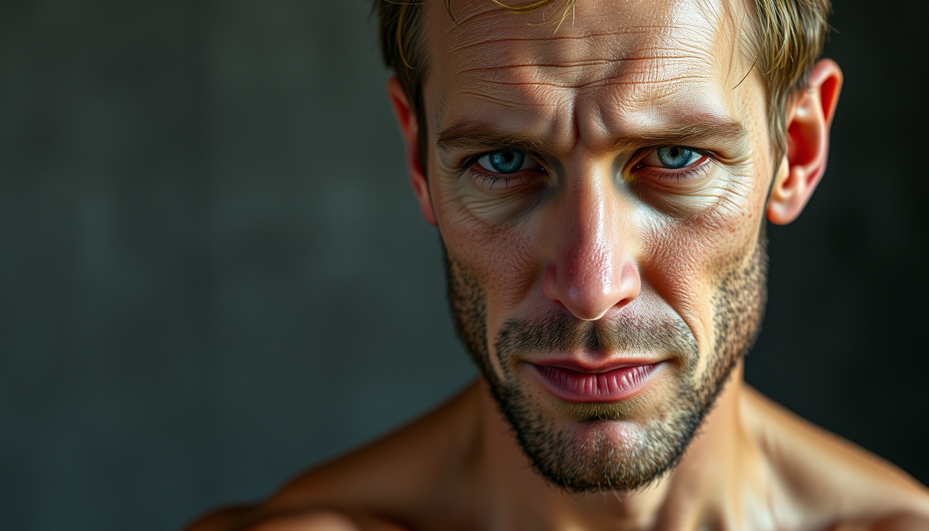 Realistic Images idea: photorealistic generated image, natural materials and skin texture, physically plausible lighting, genere moi des photos dun mec de 30 ans ,oir bg mus