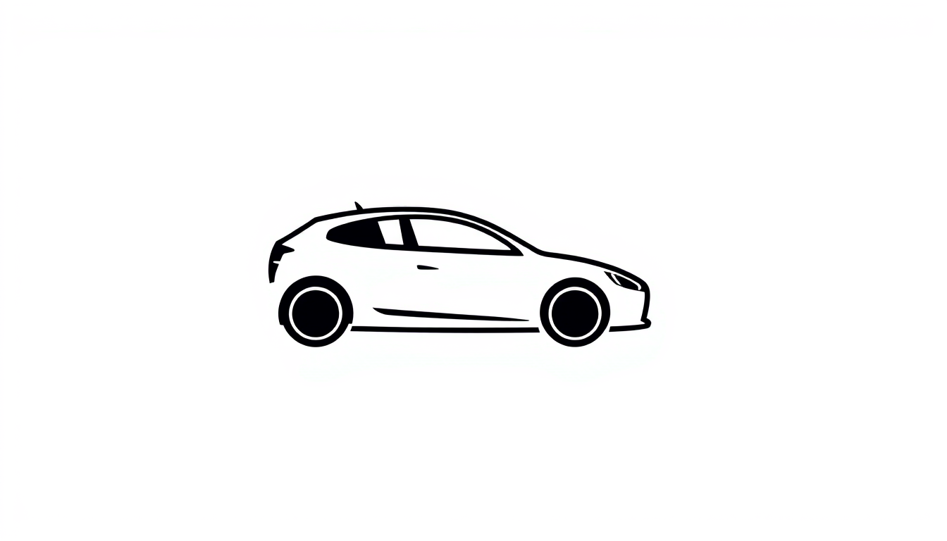 Logo idea created from the prompt: logo design, clean minimal mark, bold simple shapes, balanced composition, DPAS avec une voiture , versatile brand logo