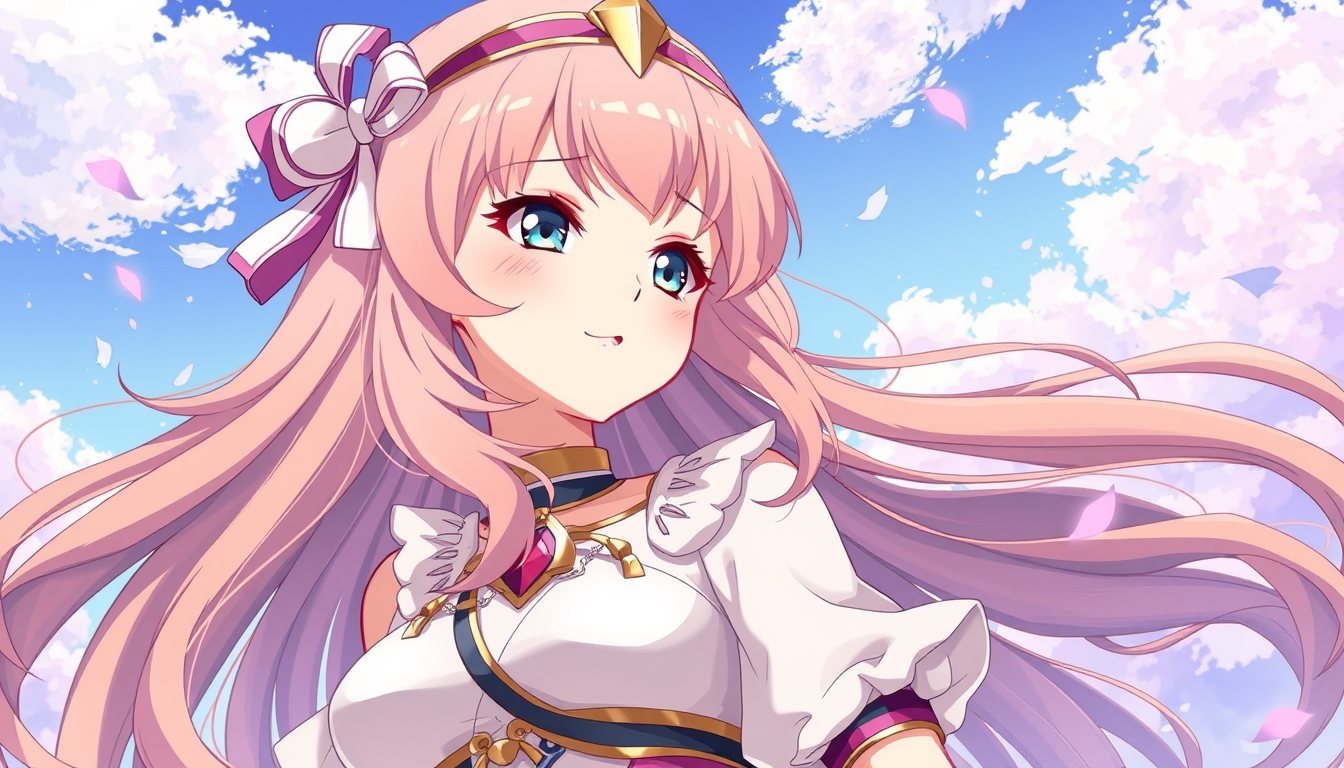 Novel Images idea: NovelAI inspired anime illustration, refined character design, soft cel shading, Camilla from fire emblem , premium anime illustration, gallery-qualit