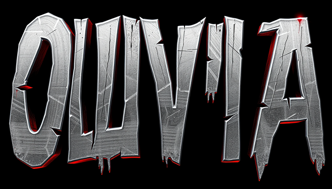 YouTube Banner idea created from the prompt: youtube channel banner, wide 16:9 composition, bold branding graphics, The name "OLIVIA" is displayed prominently in the center of the banne