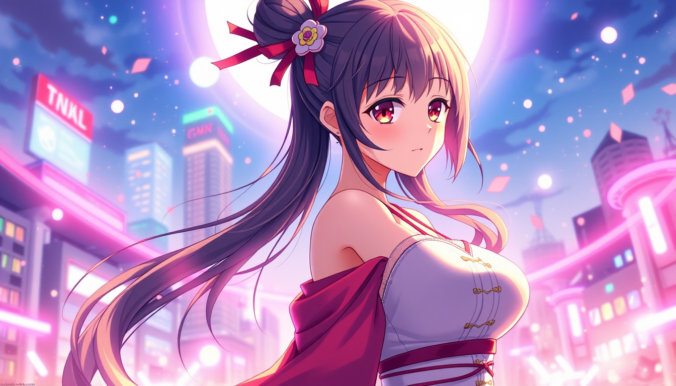 Main art studio: generate a hot ai anime girl