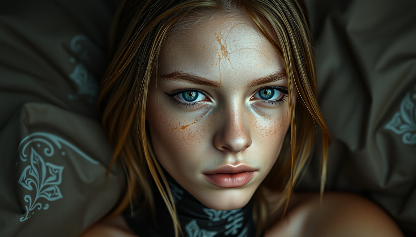 Realistic Images idea: photorealistic generated image, natural materials and skin texture, physically plausible lighting, A picture with a realistic girl 18 years old in thi