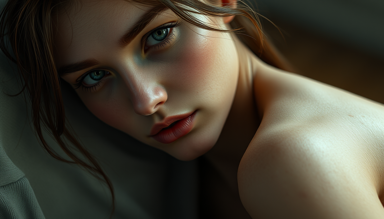 Realistic Images idea: photorealistic generated image, natural materials and skin texture, physically plausible lighting, Femme , coherent depth, restrained color, detailed 
