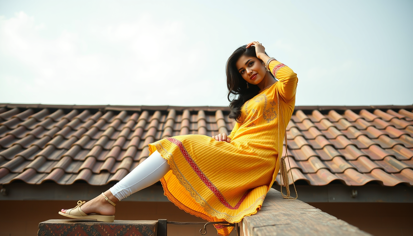 Main art studio: .desi valpotious attrective massive ass aunty with good fat in kurti legging tight on roof hot pose legging tight churidar indian hot pose full image