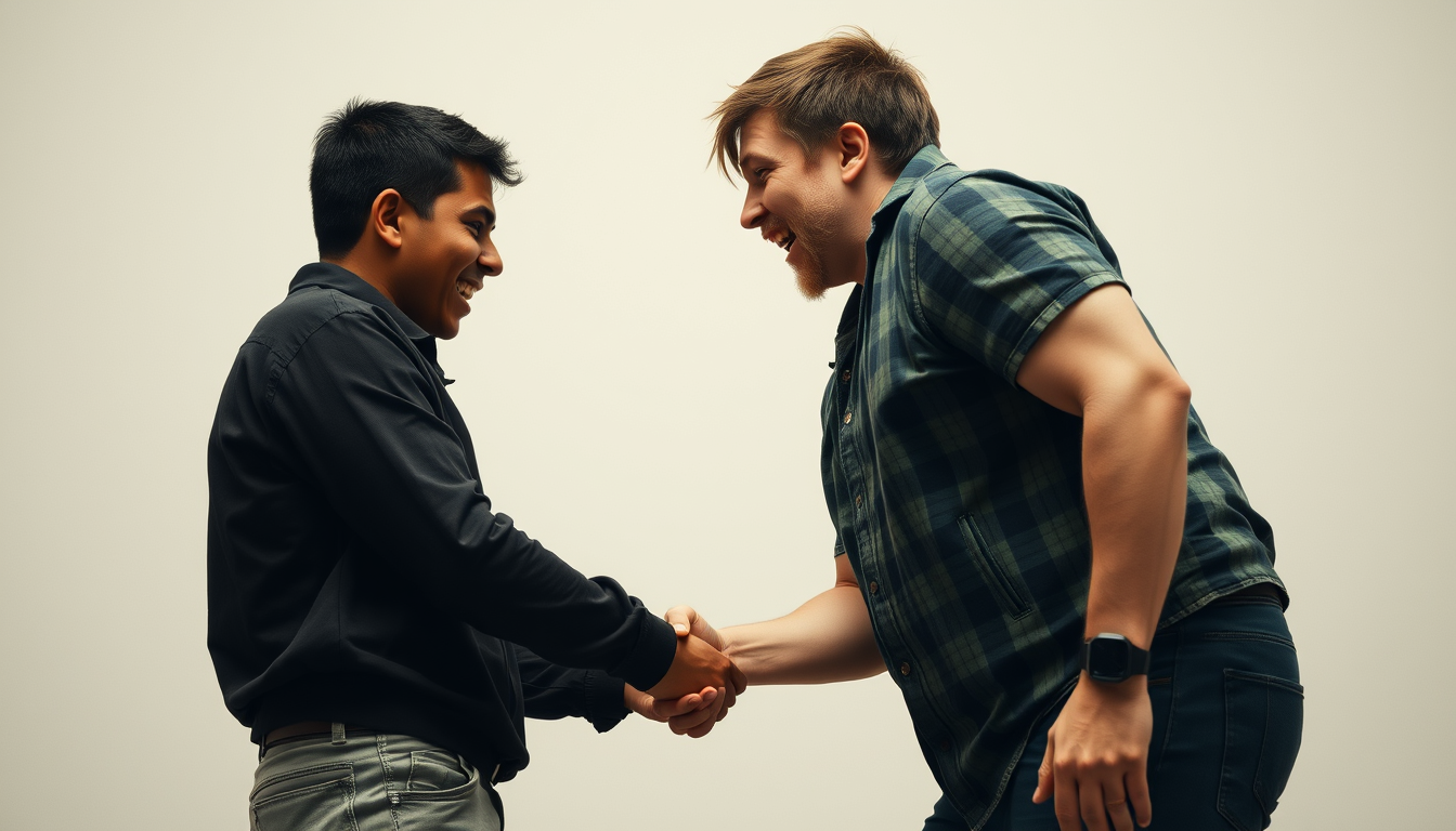 Main art studio: A bully giving a nerd a wedgie
