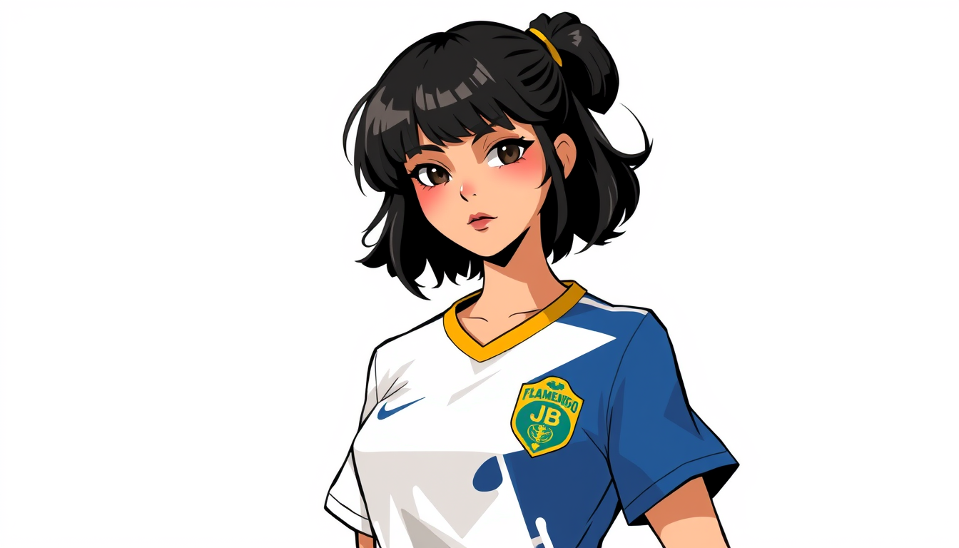 Characters idea: an original character defined by silhouette, role, outfit, palette, and expression, deliberate composition, Faça para mim uma jovem menina linda, com