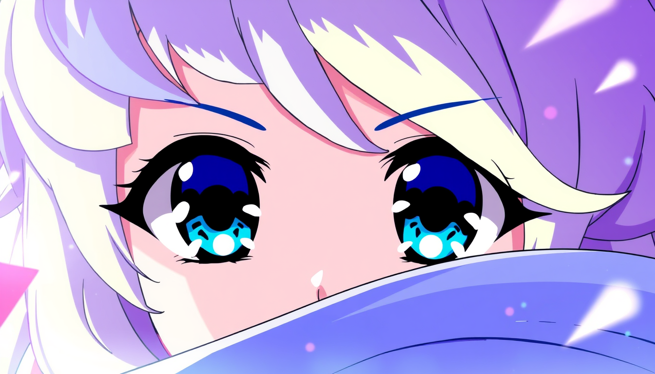 Anime idea: anime style, vibrant colors, expressive eyes, Anime, blue eyes, , detailed anime illustration