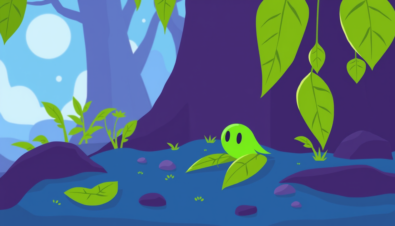 Main art studio: leafy from bfdi