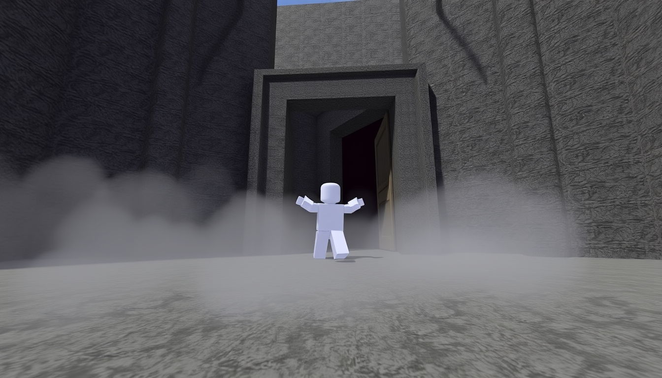 Main art studio: Do seek and figure from doors dancing from roblox