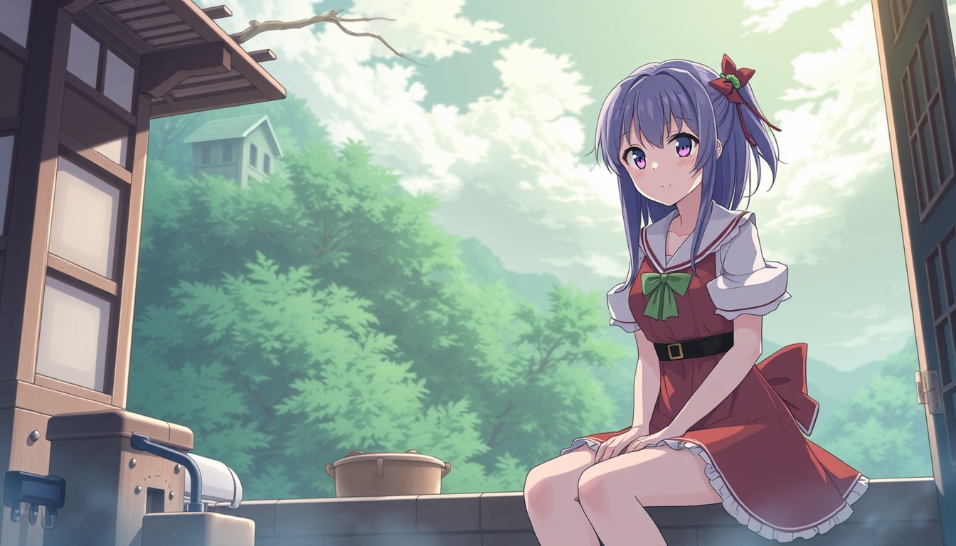 Main art studio: アニメ風に触手に絡みつく美少女
