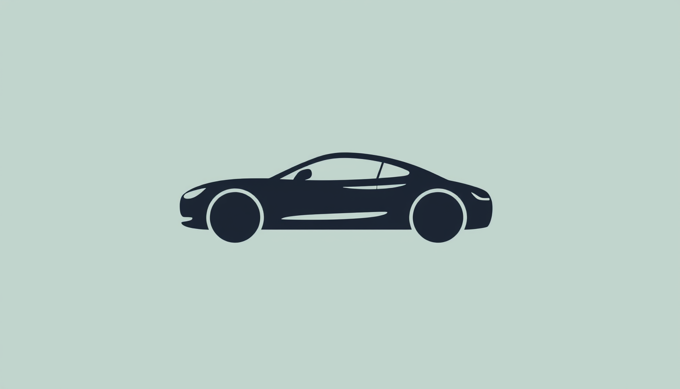 Logo idea created from the prompt: logo design, clean minimal mark, bold simple shapes, balanced composition, une voiture et une perssone qui netoye la voiture avec dpas , ver