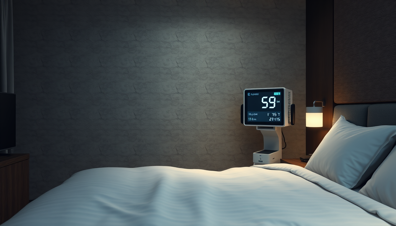 Realistic Images idea: photorealistic generated image, natural materials and skin texture, physically plausible lighting, Dans une chambre d'un hôtel miteux on voit dans un