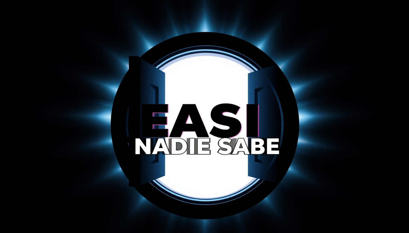 Logo idea created from the prompt: logo design, clean minimal mark, bold simple shapes, balanced composition, Diseña un logo impactante para TikTok con el texto EXACTO “CASI N