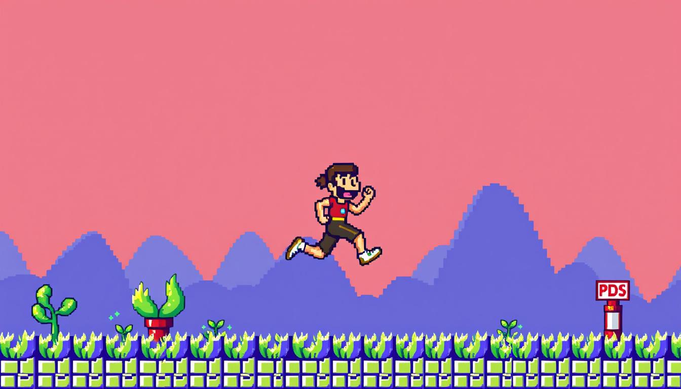 Sprite idea created from the prompt: pixel art game sprite, clean pixel grid, retro 16-bit palette, creame los esprites de un jugador para un juegos plataforma de correr caminar