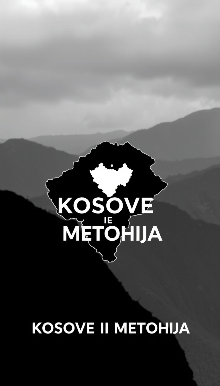 Main art studio: Napravi vertikalnu pozadinu za Instagram Story grafiku u dimenzijama 1080 × 1920 piksela. Tema je politički pregled poteza i posledica u vezi sa Kosov