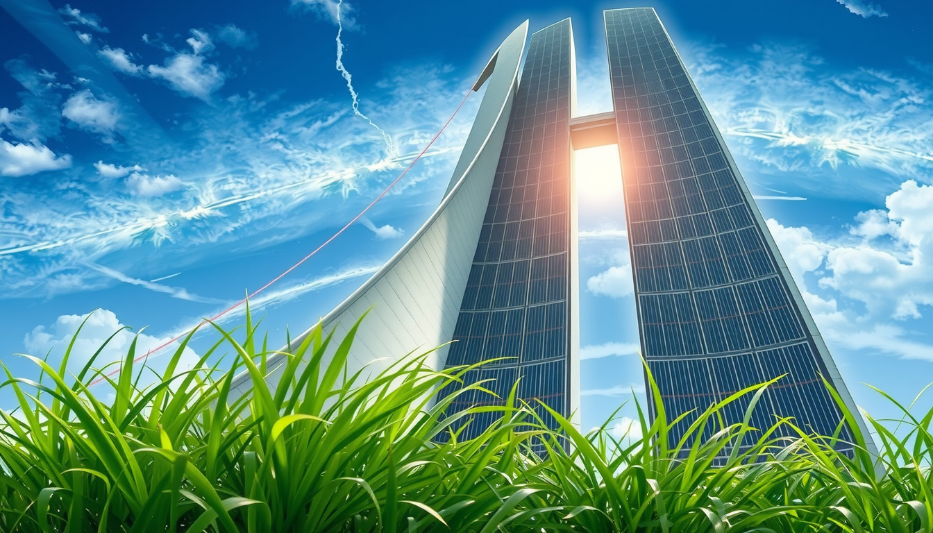 Main art studio: make the sky, grass, sun, and Abstract blue waves move slowing realistic looping