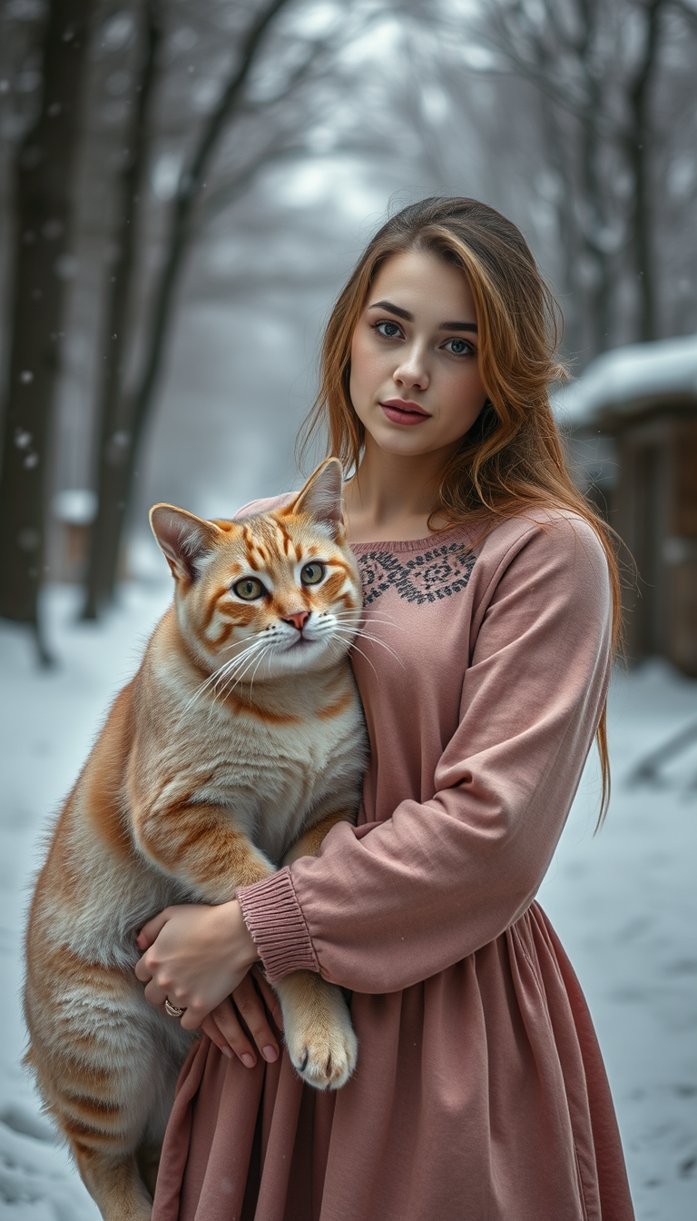 Main art studio: молоденькая голая девушка в полный рост стоя в сарае принимает душ, реализм