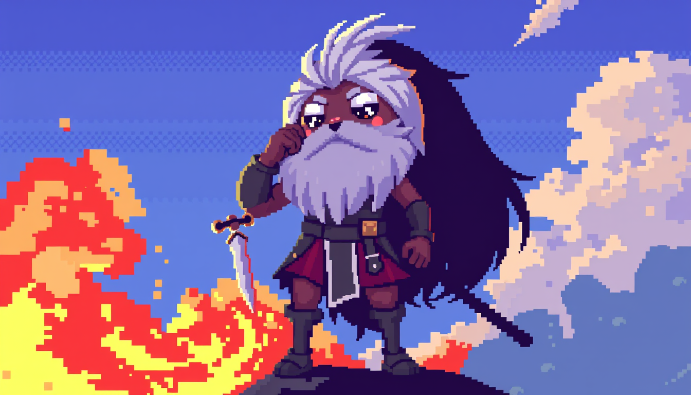 Main art studio: un personnage an 64x64 px