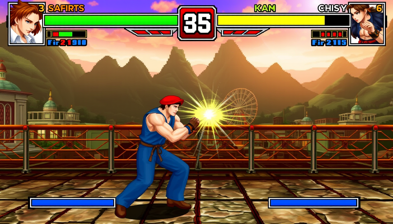 Main art studio: بدي صورة تركبلي صورة ل Chris من لعبة KOF 2002 بلا ملابس خلي كر جسمو واضح