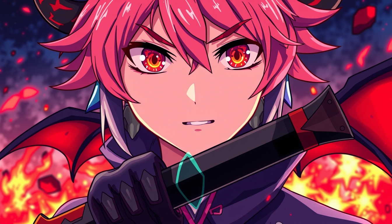 Anime idea: anime style, vibrant colors, expressive eyes, A demon slayer keychain pleas but I want that it don't look like ai DEMONNNNNN SLAYERRRRRRRRRRRR this is