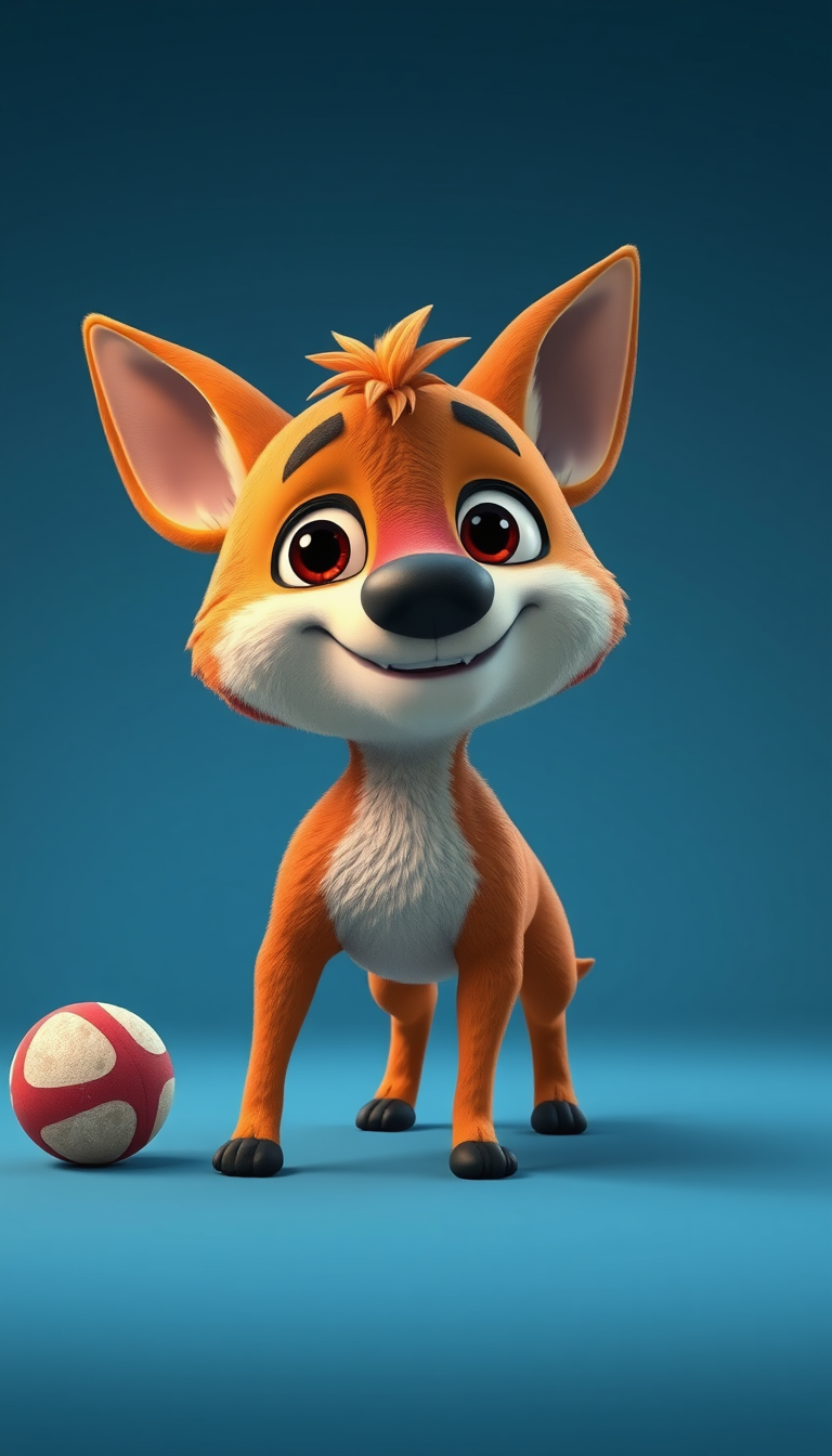 AI Art prompt example created from the prompt: YouTube Shorts için sevimli, 3D animasyon bir kedi karakteri oluştur. Kedi, gerçek bir kedi gibi ya da fotoğraf gibi değil; yüksek kaliteli,