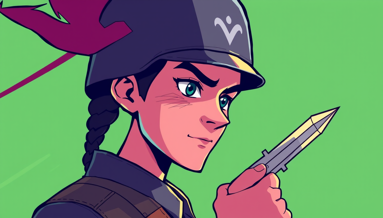 Discord Pfp idea: discord profile picture, square avatar, bold readable design, vibrant colors, Um alemão da ww2 olhando de frente , clean pfp illustration