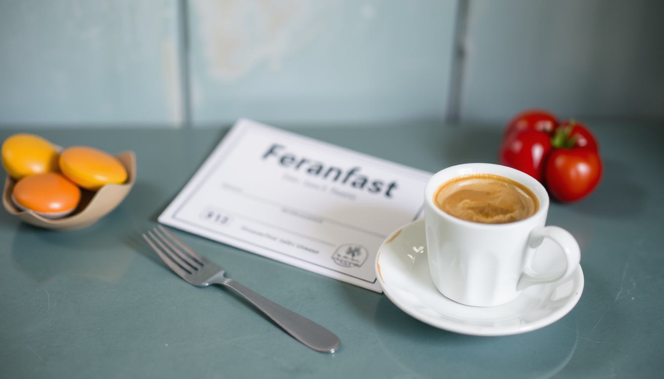 Main art studio: Erstelle mir einen Frühstücksgutschein mit Terminauswahl für den 01.11, 15.11. oder 22.11.