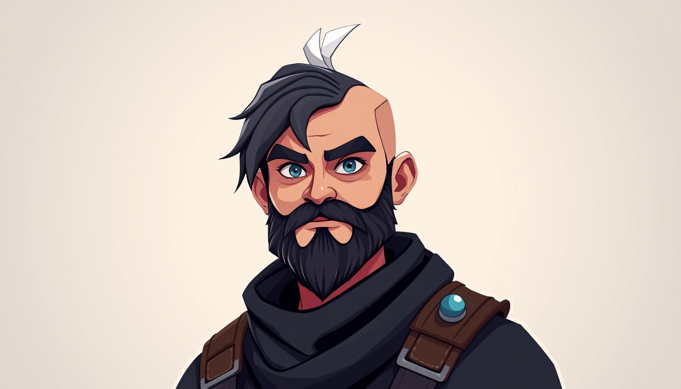 Avatars idea: avatar character, head-and-shoulders, stylized design, clean background, я делаю видео по дабл миду в доте, обычно это руин, а у меня это будет страте
